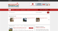 Desktop Screenshot of bonplan.lu