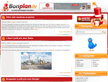 Tablet Screenshot of bonplan.tv
